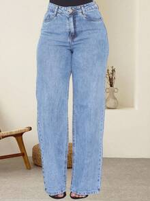 Women Jeans - Blue - View 21