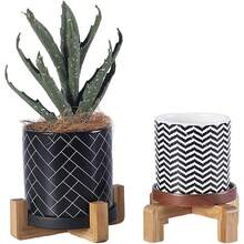 Base de maceta de flores de resina artesanal, soporte de planta pequeño para dormitorio, soporte de maceta de flores suculentas para balcón, estantería de exhibición de 4 esquinas