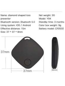 AirTag Smart GPS Tracker Locator (Car Trunk Motorcycle Pet Child) No Distance Limit - 黑與白 - 查看 2