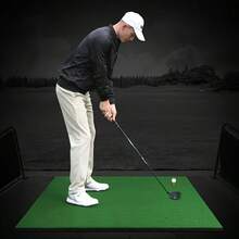 23 Zoll hochwertige PP Kunstrasen Übungsmatte - rutschfeste, wasserdichte Golftrainings-Matte für den Innen- und Außenbereich, geeignet für Anfänger und Profis für den Heimgebrauch im Garten