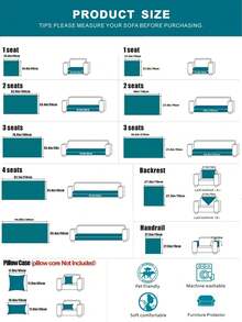 1pc Quilted Flannel Fabric Sofa Cushion, Non-Slip Sofa Seat Cover, Suitable For Single/Double/Three/Four-Seater Sofas And Chaise Lounge, Washable, Modern Style, All Season Use, Home Decor