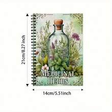 1 Herbal Handbook Study Planner - A5 Spiral Notebook With Botanical Illustrations, Healing Properties And Magical Uses Of Herbs, And Plant Correspondences - A Must-Have Guide For Herbal Enthusiasts, Holistic Therapists, And Natural Healers, With High-Quality Paper And Artistic Cover Reference Manual For Nature Lovers