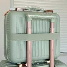 Travel Toiletry Bag ABS Rigid Makeup Organizer Carry-On Case TOP - 薄荷綠 - 查看 2