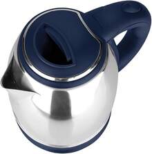 Caront de Tauro|Hervidor eléctrico|Hervidor Inalámbrico|2 litros|1000 vatios|Acero inoxidable|Duradero|Hervir en cuestión de minutos|Base desmontable|Apagado automático - Azul marino - Ver 7