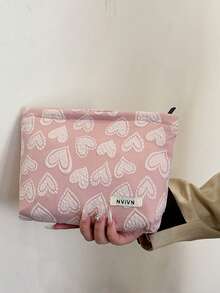 Bolsa Cosmética com Formato de Coração, Bolsa Nova de Alta Qualidade, Carteira com Suporte para Cartões de Grande Capacidade, Nécessaire Minimalista Casual para Senhoras, Presente de Feriado, Lembrança de Casamento, Bolsa de Armazenamento, Nécessaire de Maquiagem, Nécessaire de Maquiagem, Bolsa Cosmética, Organizador de Maquiagem, Viagem, Nécessaire de Maquiagem, Acessórios de Vaidade, Nécessaire de Maquiagem Pequena, Nécessaire de Maquiagem, Bolsa Cosmética, Grande Capacidade, Nécessaire de Maquiagem Grande, Presentes de Natal, Nécessaire, Viagem, Nécessaire, Clutch / Bolsa Pequena, Organizador de Maquiagem, Nécessaire, Suporte para Pincéis, Mini Nécessaire, Nécessaire de Grande Capacidade