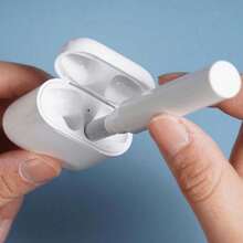 1pc Wireless Earphone Cleaning Kit For AirPods Pro - Durable Brush Pen For Computers & Phones, Effective Dust Removal Tool For Daily Use & Travel, Maintenance Essential. - White - View 10