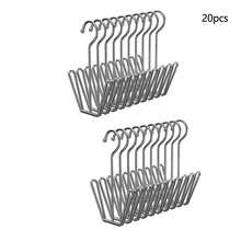 4pcs Shoes Drying Rack, Stainless Steel Shoe Hangers For Household,Stainless Steel Shoe Hangers - 2/4 Packs, Metal Space-Saving Rack With Hooks For Closet Organization, Durable Unfinished Metal Construction, Waterproof And Rust-Resistant, Easy To Assemble, Versatile Home And Laundry Footwear Storage Accessory - Multicolor - View 12