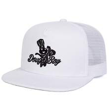 1Piece Men Letter Embroidered Hip Hop Hat Mesh Hat Outdoor Adjustable Sunscreen Leisure Hat Spring Autumn Travel Tourism Beach Vacation - Multicolor - View 5