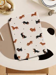 1 pieza Funda protectora para Kindle Paperwhite 5/Kindle NK 11/Kindle Edition con diseño lindo de cachorro de dibujos animados y lunares, función de activación/suspensión automática, ligera y ajustada para proteger tu dispositivo de lectura - Multicolor - Ver 13
