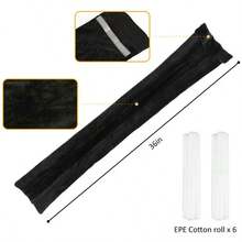 1pc Velvet Seal Strip, Soundproof Seal Strip, Bottom Door Sealing Strip, Anti-Collision Insulation Tape, Soundproof Strip, Windproof Strip