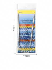 EDCUEBE7 1/9pcs Round Knitting Needle Set, 2mm-10mm Metal Fixed Cable Needles For Thick Blankets, Scarves, Hats, Socks, Gloves Knitting And Large Projects - Silver Grey. Suitable For Thanksgiving & Christmas Gifts - Multicolor - View 25