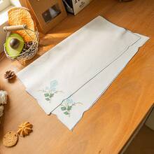 1/4/6pcs Floral Classic Countryside Handkerchief Decorative Placemats