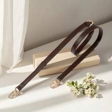 Verstellbarer Schultergurt für Geldbörse, Shopper, Reisetasche, Handtasche, Umhängetasche, Ersatz verstellbarer Gurt für Taschen, modisches Accessoire für Frauen - Kaffeebraun - Übersicht 1