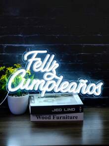 Colorful Decorative Neon Lights, Adjustable Brightness, LED Signs, Battery-Operated, Portable And Easy To Use. Available In Phrases Such As "Merry Christmas", "Love", "Happy Birthday", "Let's Party", "Marry Me", "Oh Baby", "Girl Or Boy", "Cheers To Love", Etc. Suitable For Home Decoration, Bar Decoration, Festival Party Decoration, Confession Decoration,