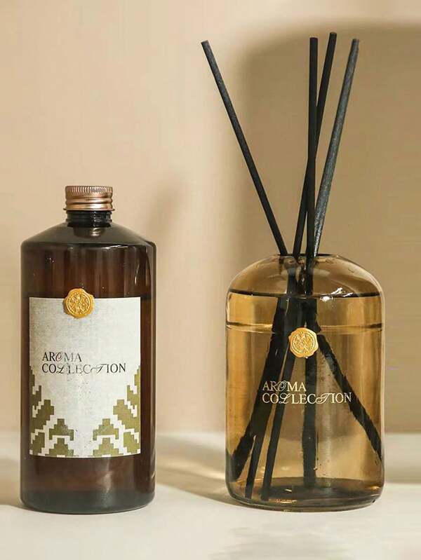 1pc Niche Design High-End Aromatherapy Reed Diffuser Set, Natural Plant Mixed Essential Oils, Home Decor Fragrance, Long-Lasting Aroma, Indoor Rattan Incense Holder, Suitable For Wedding, Birthday, Valentine's Day, Christmas Gifts, Holiday Party Gifts, Applicable To Bedroom, Study, Living Room, Bathroom, Deodorizing, Etc.