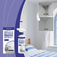 Multi-Purpose Anti-Mold Cleaning & Care Spray, Removes Mold, Mildew & Odors From Walls, Tiles - White - View 8