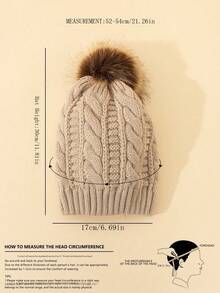 1pc Stylish And Cozy Kids Knit Hats, Premium Quality Children's Hats, Adorable And Comfortable Infant Knit Caps, Versatile Kids - 1PC - View 10