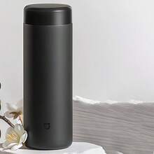 Xiaomi Bình nước di động bằng thép không gỉ 316 dung tích 350ml dành cho nam và nữ, thiết kế đơn giản, cách nhiệt nóng lạnh, tách trà di động dùng trên ô tô và văn phòng, màu đen - màu đen - Xem 7