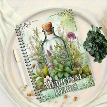 1 Herbal Handbook Study Planner - A5 Spiral Notebook With Botanical Illustrations, Healing Properties And Magical Uses Of Herbs, And Plant Correspondences - A Must-Have Guide For Herbal Enthusiasts, Holistic Therapists, And Natural Healers, With High-Quality Paper And Artistic Cover Reference Manual For Nature Lovers