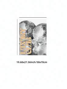 1/3pcs Frameless Gold Leopard Wall Art Set, B&W Gallery Wall Prints, Luxury Glam Decor For Office, Girls Room | Back To School, Room Decor, Dorm Essentials, Vintage Posters, Wall Prints, Bedroom Decor, Gift - Gold - View 19