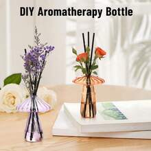 Jarrón con forma de hongo, conjunto de 1/4 piezas de estaciones de propagación de plantas de colores lindos, mini terrario para plantas, macetas hidropónicas únicas pequeñas para plantas de interior, jarrón de vidrio decorativo, regalos para mujeres, decoración del hogar, decoración de habitación, jarrón de vidrio