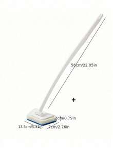 2/4pcs(1 Handle+3 Replacement Sponges/1 Handle+1 Replacement Sponges)Multi-Functional Long Handle Wall Brush - Detachable Bath Brush For Household Cleaning