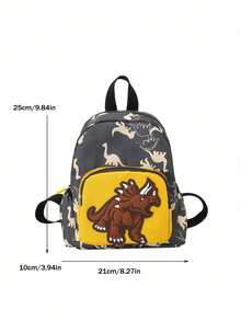 Customize Your Mini Backpack With Your Name Or Holiday Greetings. Create Your Own Backpack. Stylish And Versatile, This Kawaii Backpack Features A Dinosaur Print With Multiple Pockets. Lightweight And Portable, It's Perfect For Everyday Use, Travel, Shopping, Dancing, Sports, And Outdoor Activities.