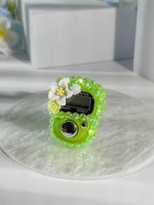 Contador de dedos con flor totalmente cubierto de rhinestones de colores personalizados, contador digital portátil, botón manual, contador de mano mini, contador empaquetado en tarjeta y en caja de 12 piezas, tasbih electrónico con opciones de multicolor - Adecuado para contar oraciones, seguimiento de actividades, regalos festivos, etc. - Multicolor - Ver 6