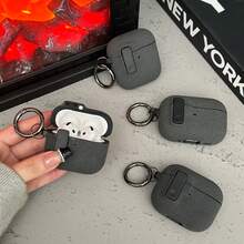 1 Piece Frosted Shockproof Earphone Case With Button Snap, Suitable For All AirPodsmodels (1st, 2nd, 3rd, 4th, Pro, Pro 2), Scratch-Resistant And Durable - Nhiều màu - Xem 2