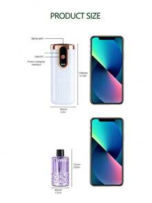 香薰机套装（香薰机+6种精油可选），超声波低噪音运行，不影响睡眠，5种喷雾模式可调（持续/间歇），数字显示屏，可垂直放置或壁挂（含墙贴），适用于酒店定时香薰、卧室静音香薰、办公室及客厅香薰，持久留香，浴室除臭电动空气清新剂，香薰机