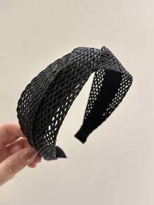 1pc Women's Non-Slip Wide Headband Woven Fabric Headpiece, Suitable For Women/Girls Daily Wear, Hair Band, Hair Hoop