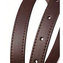 Verstellbarer Schultergurt für Geldbörse, Shopper, Reisetasche, Handtasche, Umhängetasche, Ersatz verstellbarer Gurt für Taschen, modisches Accessoire für Frauen - Kaffeebraun - Übersicht 5