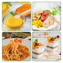 100/50 piezas Juego de cubiertos desechables de madera, adecuado para 100 invitados, hecho de madera de abedul de alta calidad y compostable, ideal para cumpleaños, bodas, fiestas, reuniones, actividades de equipo, escuela, vuelta al cole, restaurantes, cocina, cenas navideñas, también es un gran regalo para familiares, amigos y mayores