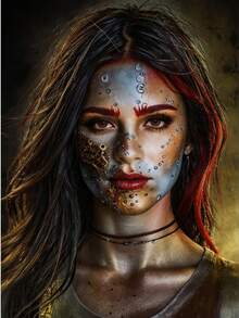 1 pièce Aimant de réfrigérateur en acrylique personnalisé, photos abstraites/amusantes/magiques/inquiétantes personnalisées, options de style de cadre décoratif, différents styles de photos artistiques disponibles, décoration murale magnétique créative personnalisée