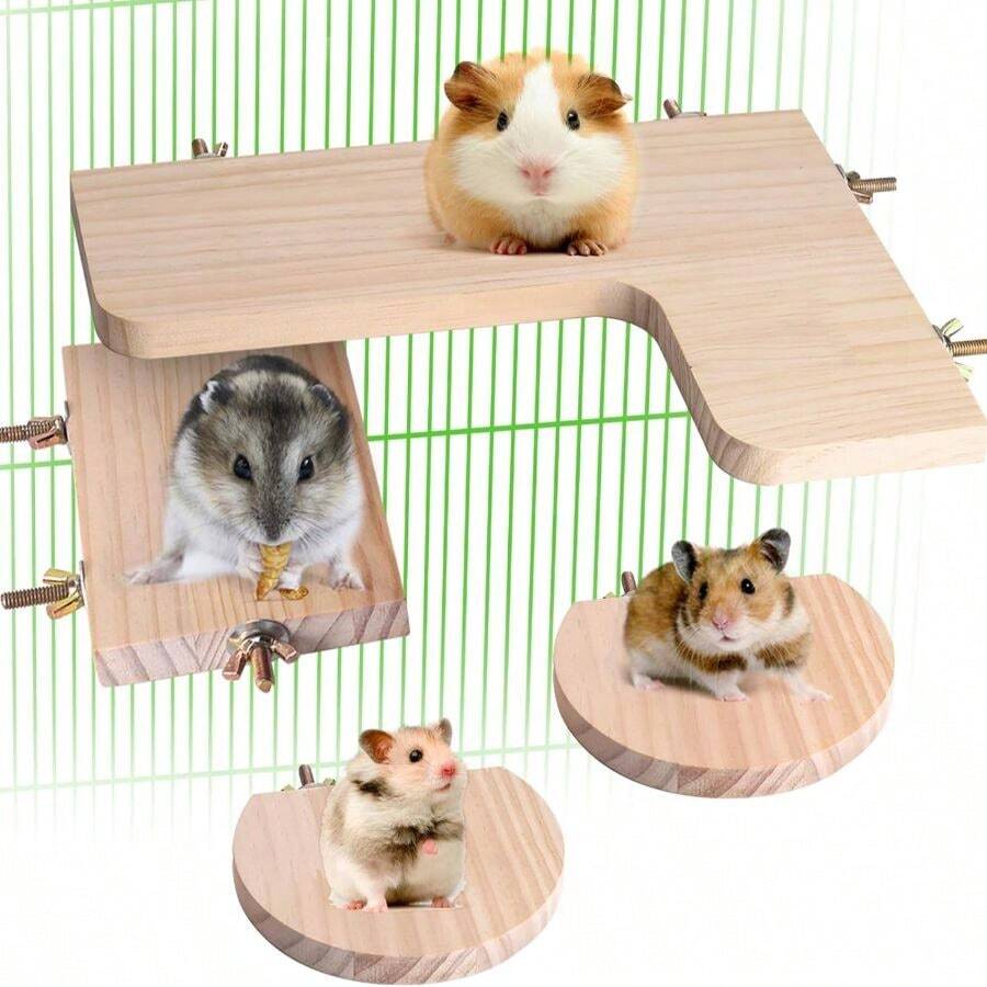 Chinchilla Cage Accessories Hamster Accessories Chinchilla Toys Wood preview