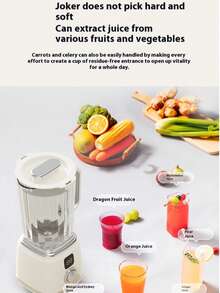 Kompaktowy, przenośny blender z ładowaniem USB i małą sokowirówką – łatwy w czyszczeniu, 7,4 V, idealny do koktajli, milkshake'ów i świeżych napojów owocowych. Popularna mini sokowirówka, przenośny blender z ładowaniem, kubek na sok, odpowiedni do koktajli, milkshake'ów i zimnych napojów, idealny do podróży, pracy lub użytku domowego, idealny na 5 sposobów: w salonie, kuchni, na kempingu i w akademiku. - Wielokolorowe - Zobacz 7