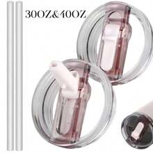 Nắp đậy ống hút lật có thể tháo rời cho cốc 30/40 Oz, phụ kiện nắp chống rò rỉ cho cốc , phụ kiện tương thích với nắp cốc - Nhiều màu - Xem 7