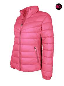 Chamarra Capitonada  Moda Dama Moderna Forro Peluche Moderna - Rosa Fucsia - Ver 5