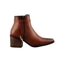 BOTIN MUJER COLOR CAFE PARA EXTERIOR - Marrón - Ver 4