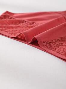 6 件装女士加大码棉质内裤中腰无缝三角裤性感蕾丝拼接舒适运动内衣收腹提臀弹力内衣适合瑜伽、运动和日常穿着