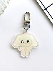 1 件卡通钥匙扣，ANITEEZ 可爱亚克力钥匙扣包配件，Kpop Yunho Yeosang 粉丝礼物 - 彩色 - 查看 3