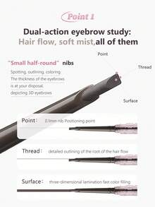 FLORTTE قلم حواجب ذو بُعد من FLOETTE