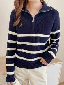 Navy Blue Stripes