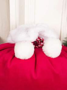 Personalized Christmas Party Gift Bags, Customized Large Santa Claus Gift Bags, Christmas Velvet Gift Bags, Santa Claus Gift Bags With Names, Holiday Gift Bags In Green, Red, Gray, Purple, Pink, Blue, Customized Large Santa Bags With Names, Velvet Christmas Gift Bags, Christmas Eve Bags, Holiday Gift Bags - Multicolor 5 - View 9