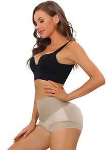 Women's High Waisted Lace Brief Shapewear Butt Lifter Tummy Control Panties Bodyshaper