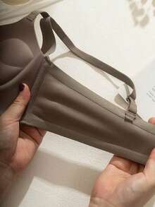 Sujetador de empuje ultra sólido para mujeres, lencería,push-up super realzante para mujer, diseñado para copa pequeña con efecto de busto talla grande grande - Gris - Ver 7