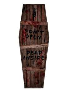 Hanging Decoration - Halloween Coffin 1 Unit Scare - Rỉ Nâu - Xem 1