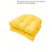 1pc Chair Cushions Waterproof U-Shaped Outdoor Tufted Seat Cushions For Patio Living Room Office Garden Courtyard
