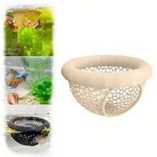 水族箱配件、漂浮式水族箱休闲区、鱼类躲藏隧道、水族箱装饰洞穴、小型水族箱鱼虾休息栖息地、室内水族箱宠物用品 - 彩色 - 查看 2