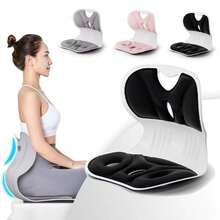 Ergonomic Cushion S – Lumbar Support Corrects Posture Comfort When Sitting Seat Cushion Fast Shipping - 藍色 - 查看 1